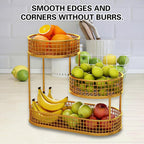 3 Tier Metal Fruit Basket in Three Colours | StorageOZ