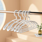 10 Pcs Plastic Half Round Hangers Two Widths | StorageOZ