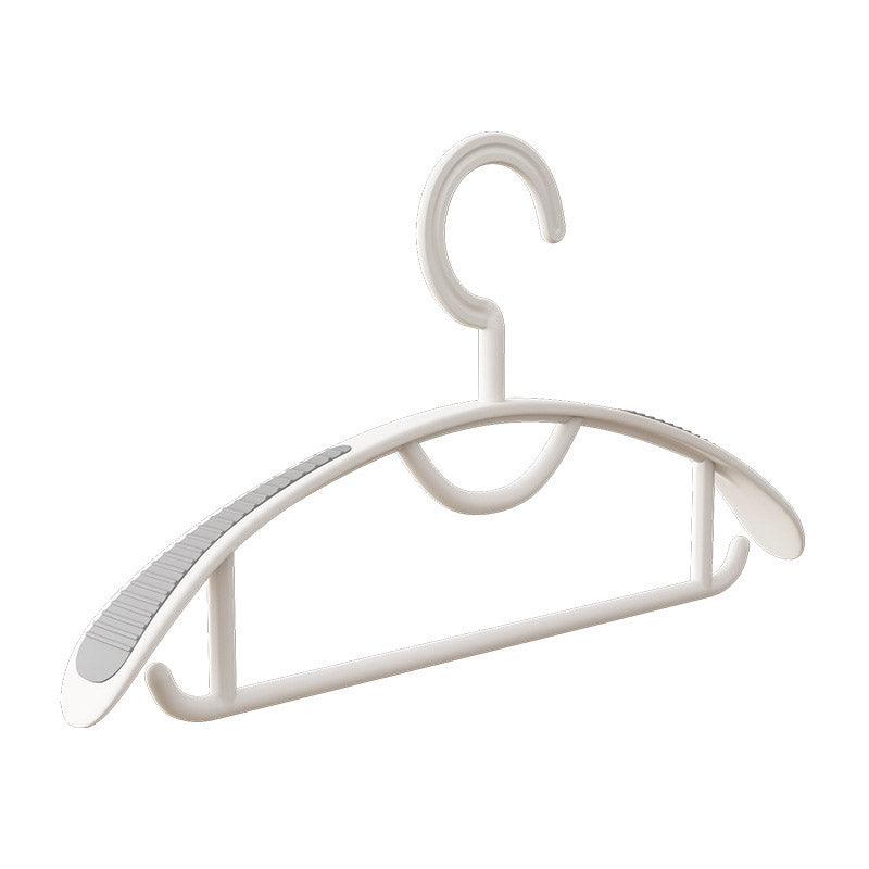 10 Pcs Plastic Half Round Hangers Two Widths | StorageOZ