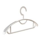 10 Pcs Plastic Half Round Hangers Two Widths | StorageOZ