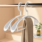 10 Pcs Plastic Half Round Hangers Two Widths | StorageOZ