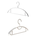 10 Pcs Plastic Half Round Hangers Two Widths | StorageOZ