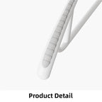 10 Pcs Plastic Half Round Hangers Two Widths | StorageOZ