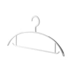10 Pcs Plastic Half Round Hangers Two Widths | StorageOZ