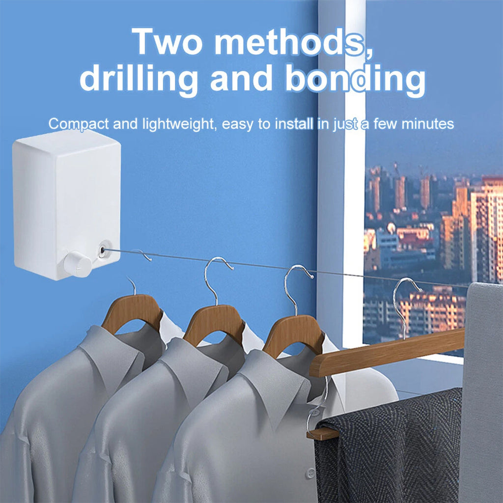 Retractable 4.2m Clothesline Two Colours | StorageOZ