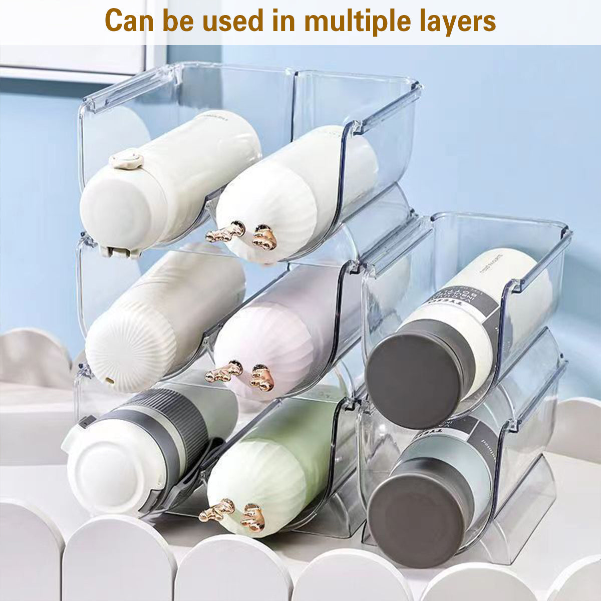 Clear Cup Storage Racks Two Layouts Rack | StorageOZ