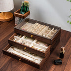 Wooden Jewellery Box Three Layouts Organiser | StorageOZ