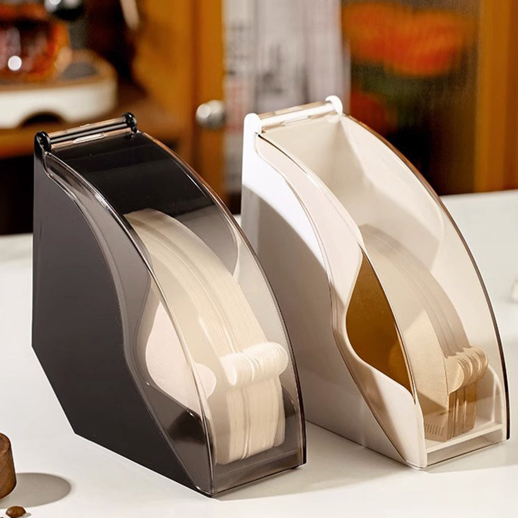 Acrylic Coffee Filter Box Two Colours Set | StorageOZ