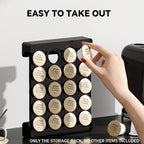 Wall Coffee Capsule Rack Two Colours Set | StorageOZ