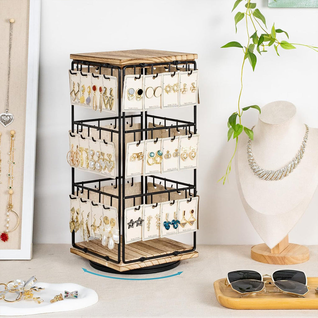 Rotating Earring Display Stand Three Colours | StorageOZ
