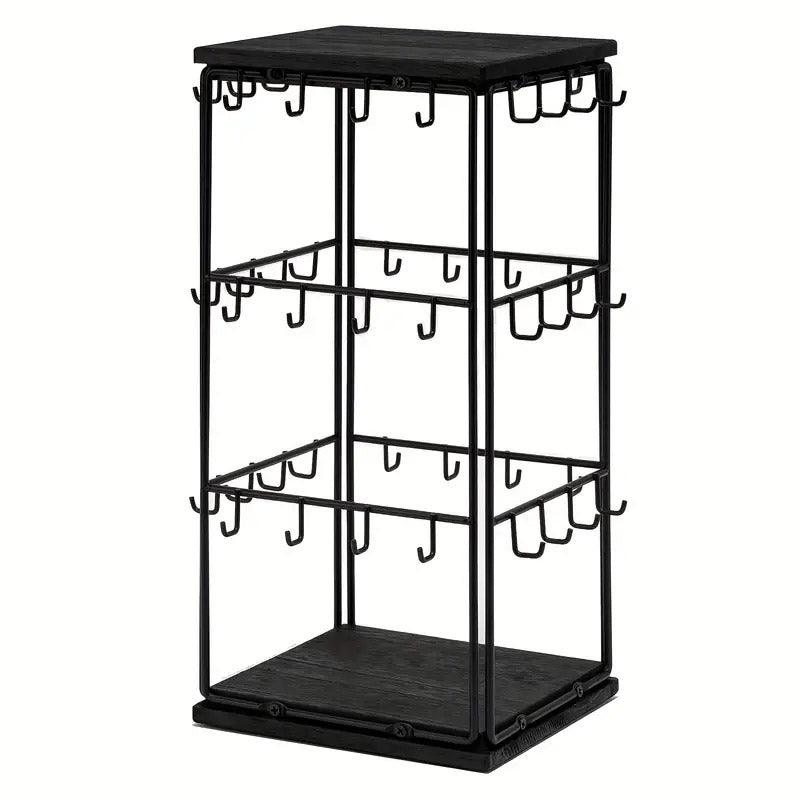 3 Tier Earring Stand Holds 48 Pairs Two Colours | StorageOZ