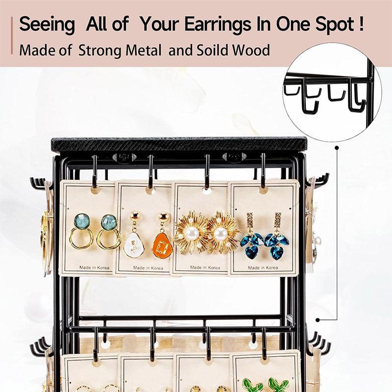 3 Tier Earring Stand Holds 48 Pairs Two Colours | StorageOZ