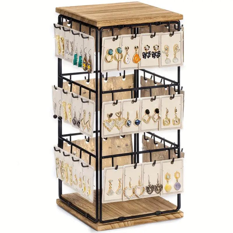 3 Tier Earring Stand Holds 48 Pairs Two Colours | StorageOZ