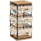 3 Tier Earring Stand Holds 48 Pairs Two Colours | StorageOZ