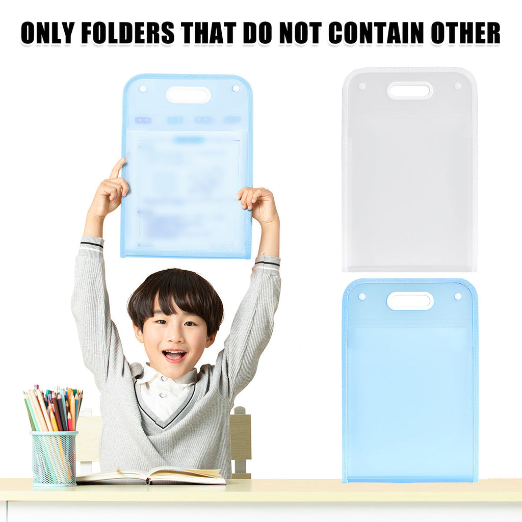 2 Pcs File Bags Two Colours Organiser Set | StorageOZ