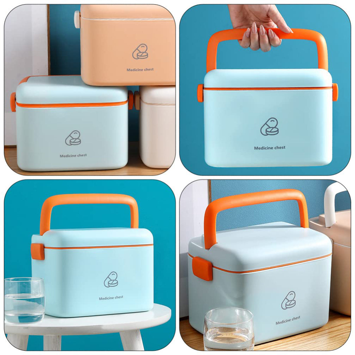 PP First Aid Storage Box Four Options Set | StorageOZ