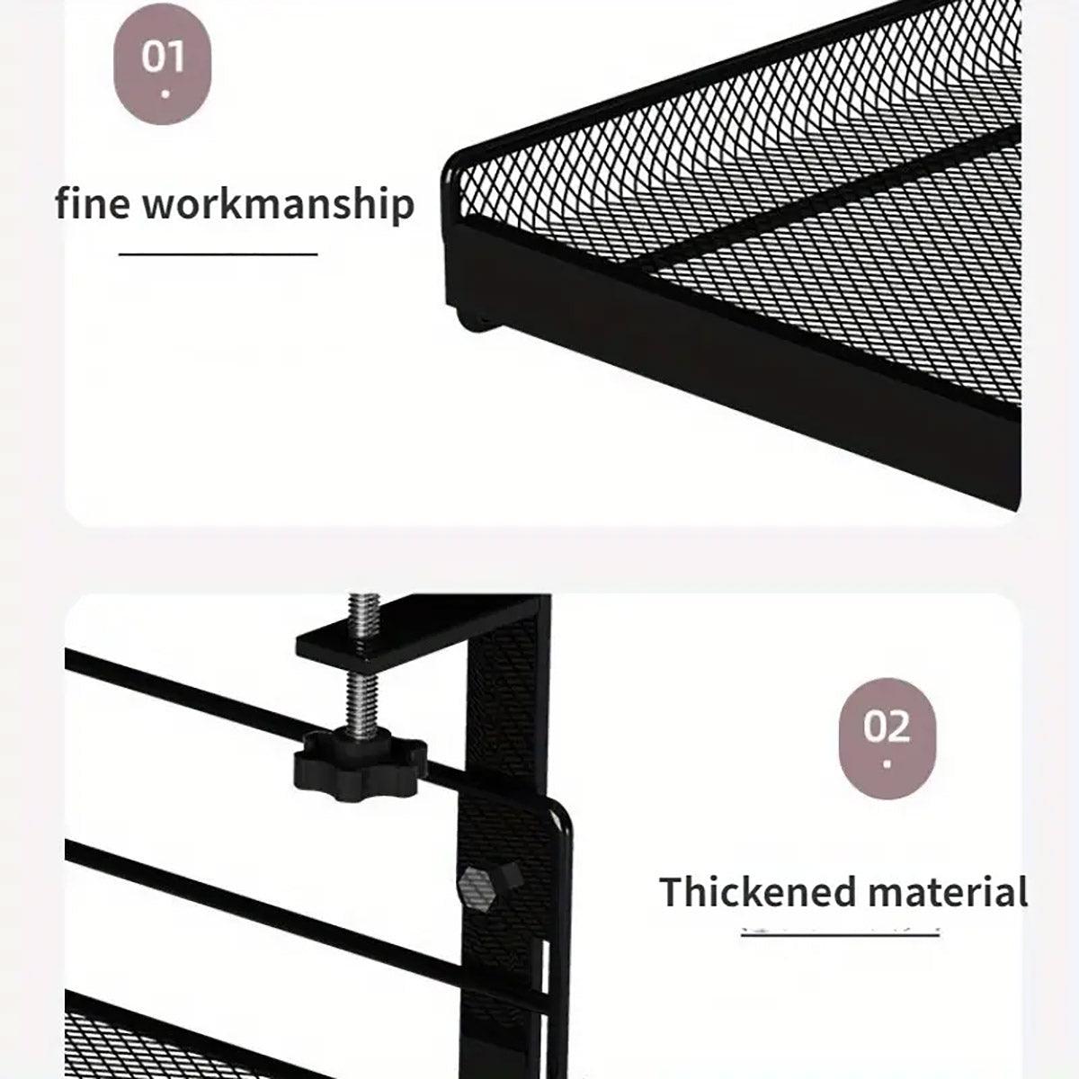 Under Desk Metal Storage Shelf Two Colours | StorageOZ