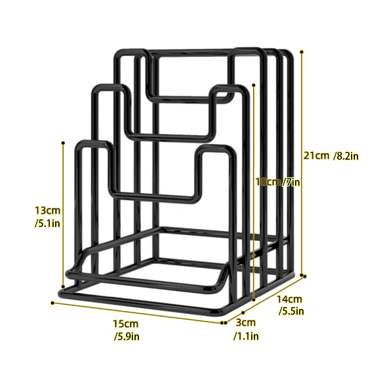 2 Pcs Board Lid Racks Two Colours Organiser | StorageOZ