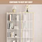 Curtained Modular Storage Shelf Four Layouts | StorageOZ