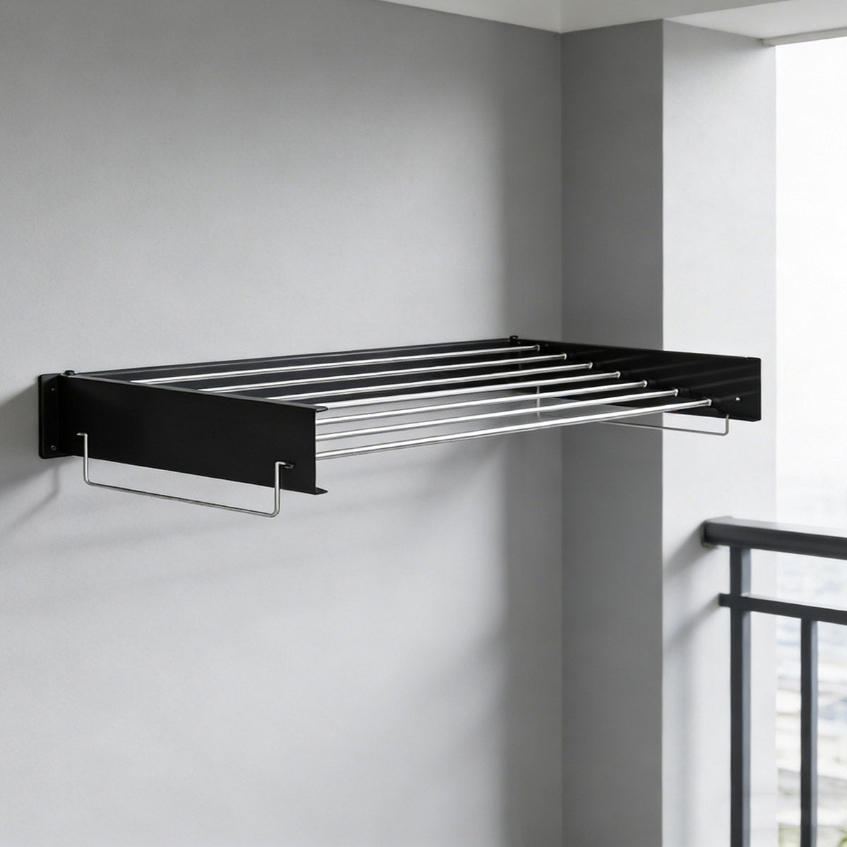 120cm Foldable Wall Drying Rack Two Colours | StorageOZ
