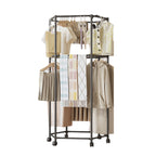 Rotating Floor Clothes Rack Two Colours Set | StorageOZ