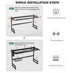 Over Sink Drain Rack Two Lengths Organiser | StorageOZ