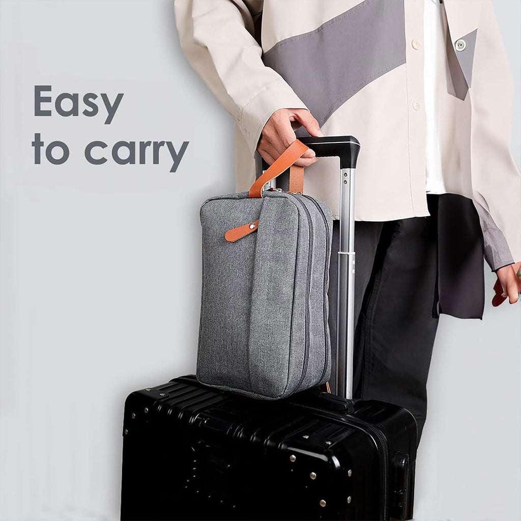 Toiletry Bag with Two Compartments Three Colours | StorageOZ
