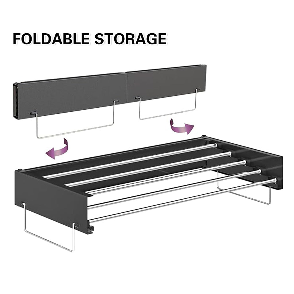 100cm Foldable Wall Drying Rack Two Colours | StorageOZ