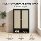 Black Entry Shoe Storage Cabinet Organiser | StorageOZ