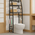 Over Toilet 4 Tier Bathroom Storage Rack White or Black