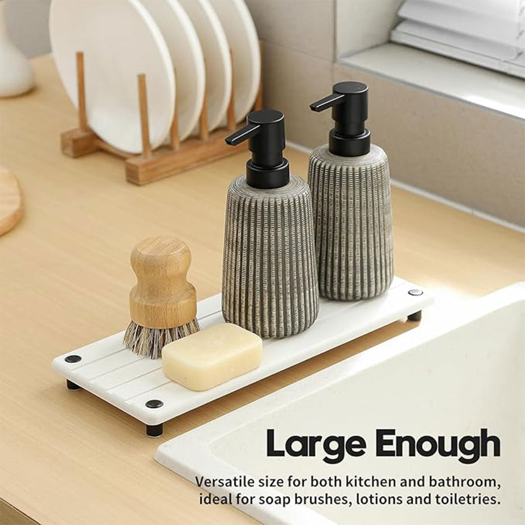 Diatom Sink Storage Rack in Two Colours Set | StorageOZ