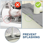 Silicone Sink Splash Guard Mat Three Colours | StorageOZ