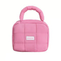 Quilted Travel Cosmetic Bag with Padded Handles | StorageOZ