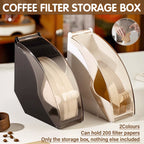 Acrylic Coffee Filter Box Two Colours Set | StorageOZ