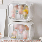Capsule Display Storage Box Two Whites Set | StorageOZ