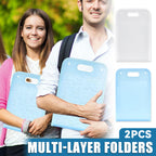 2 Pcs File Bags Two Colours Organiser Set | StorageOZ