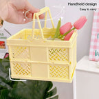 Foldable Plastic Storage Basket Four Colours | StorageOZ
