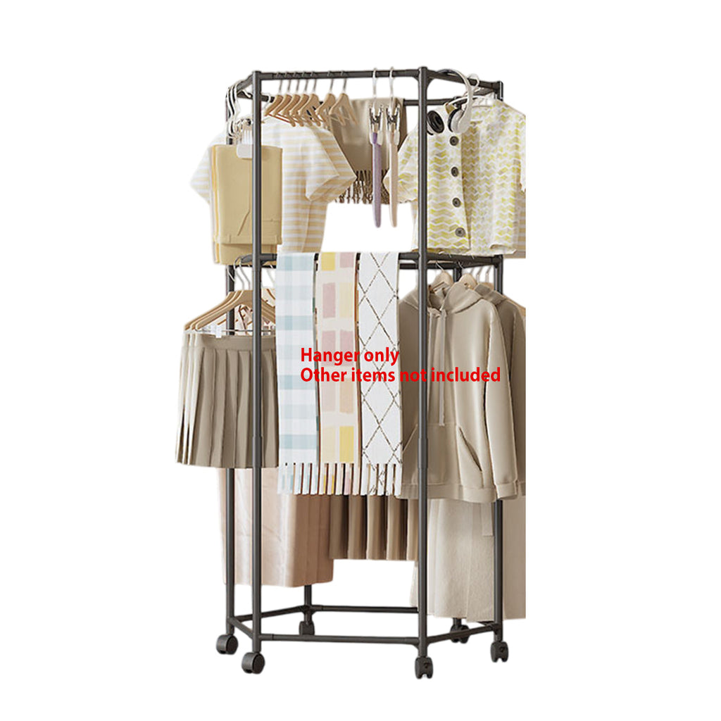 Rotating Floor Clothes Rack Two Colours Set | StorageOZ