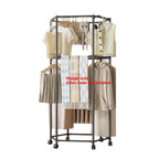 Rotating Floor Clothes Rack Two Colours Set | StorageOZ