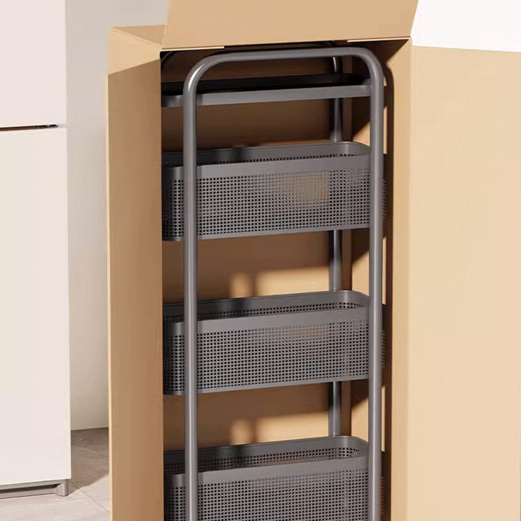 Pull Out Narrow Storage Cart Two Colours | StorageOZ
