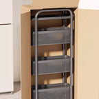Pull Out Narrow Storage Cart Two Colours | StorageOZ