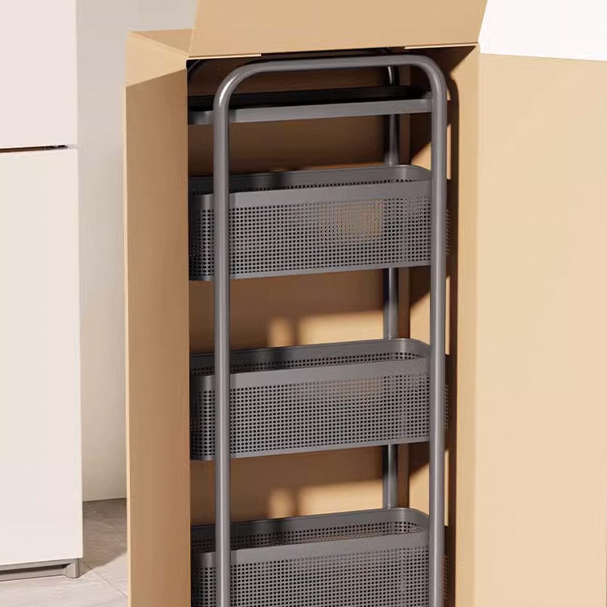 Pull Out Narrow Storage Cart Two Colours | StorageOZ