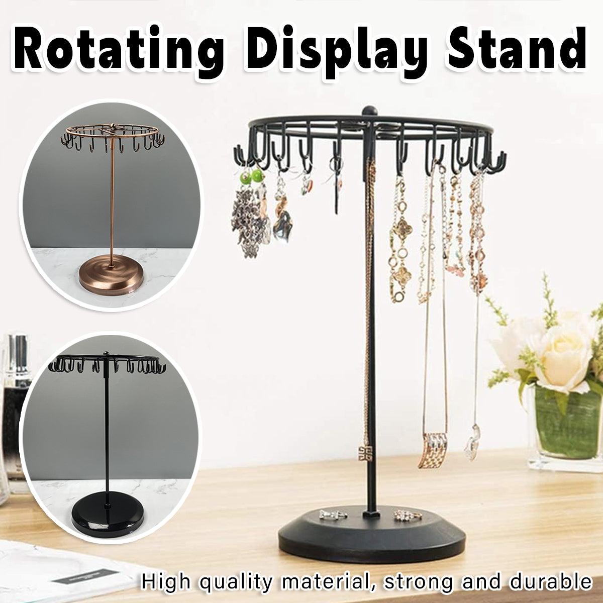 Rotating Iron Jewellery Stand Two Colours | StorageOZ