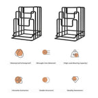 2 Pcs Board Lid Racks Two Colours Organiser | StorageOZ