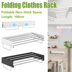 100cm Foldable Wall Drying Rack Two Colours | StorageOZ