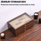 Wooden Jewellery Box Three Layouts Organiser | StorageOZ