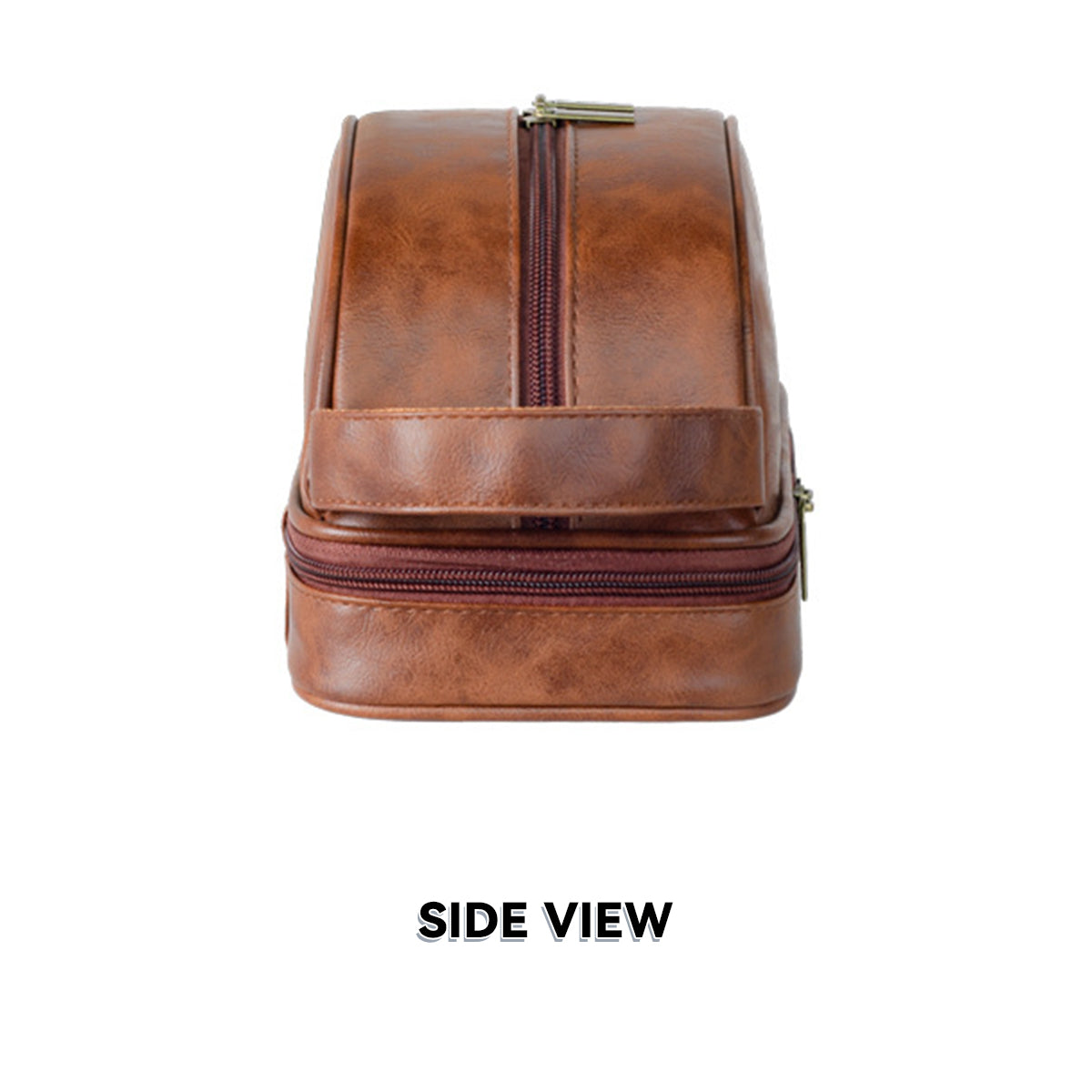 Vintage PU Toiletry Wash Bag Two Colours | StorageOZ