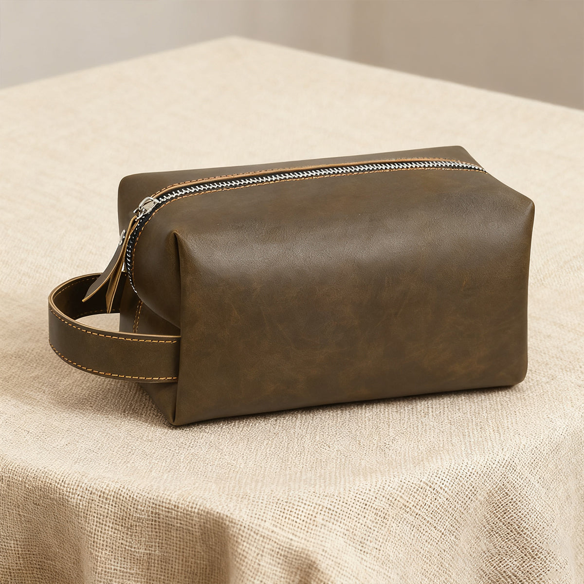 Retro Makeup Toiletry Bag Multi-Pocket for Travel Daily Use Cosmetic Storage