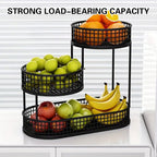 3 Tier Metal Fruit Basket in Three Colours | StorageOZ