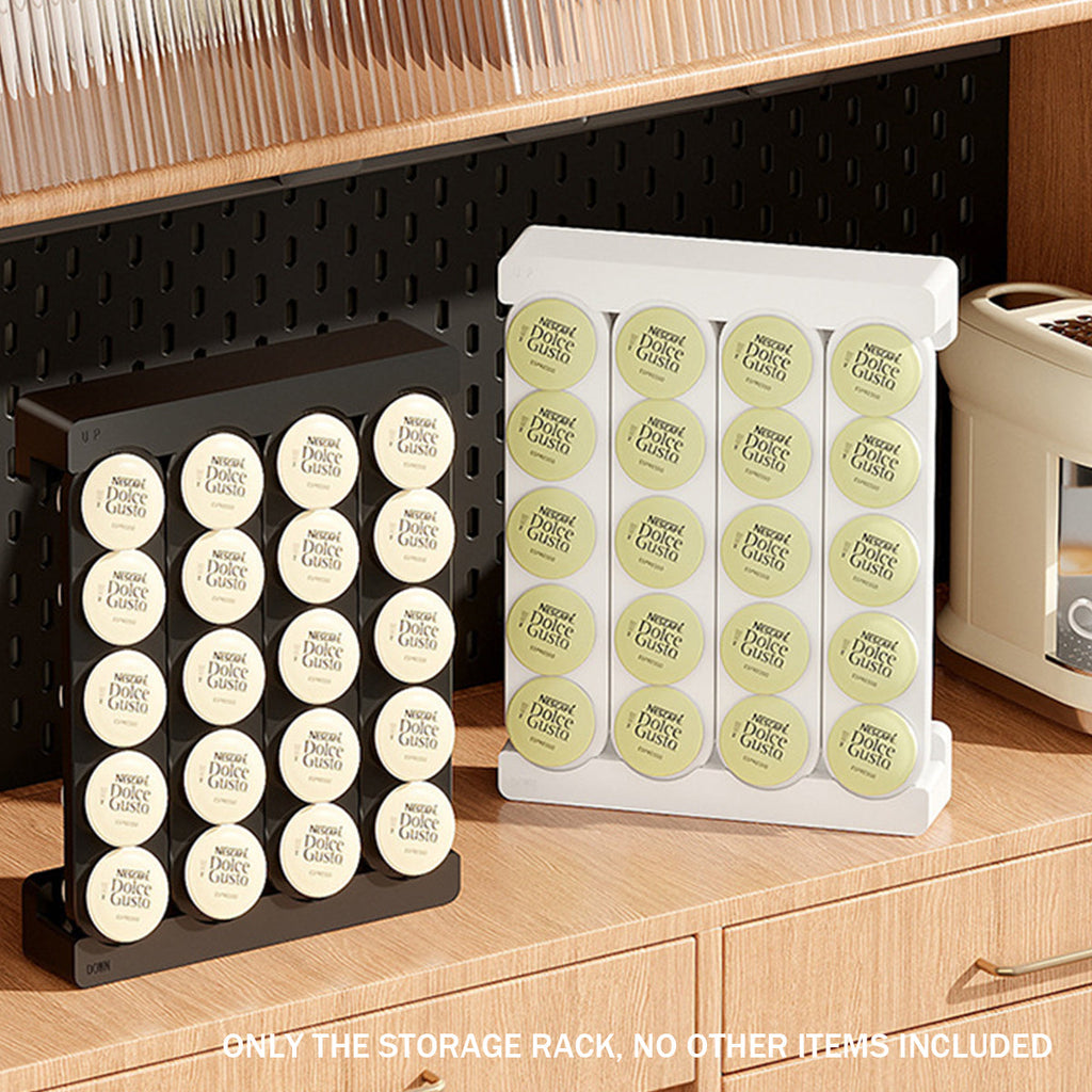 Wall Coffee Capsule Rack Two Colours Set | StorageOZ